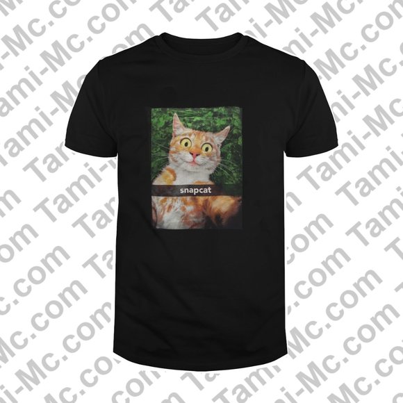 new Cat tee Selfie SNAPCAT Orange Tabby XXL 2X gift plus UNISEX - Picture 2 of 12
